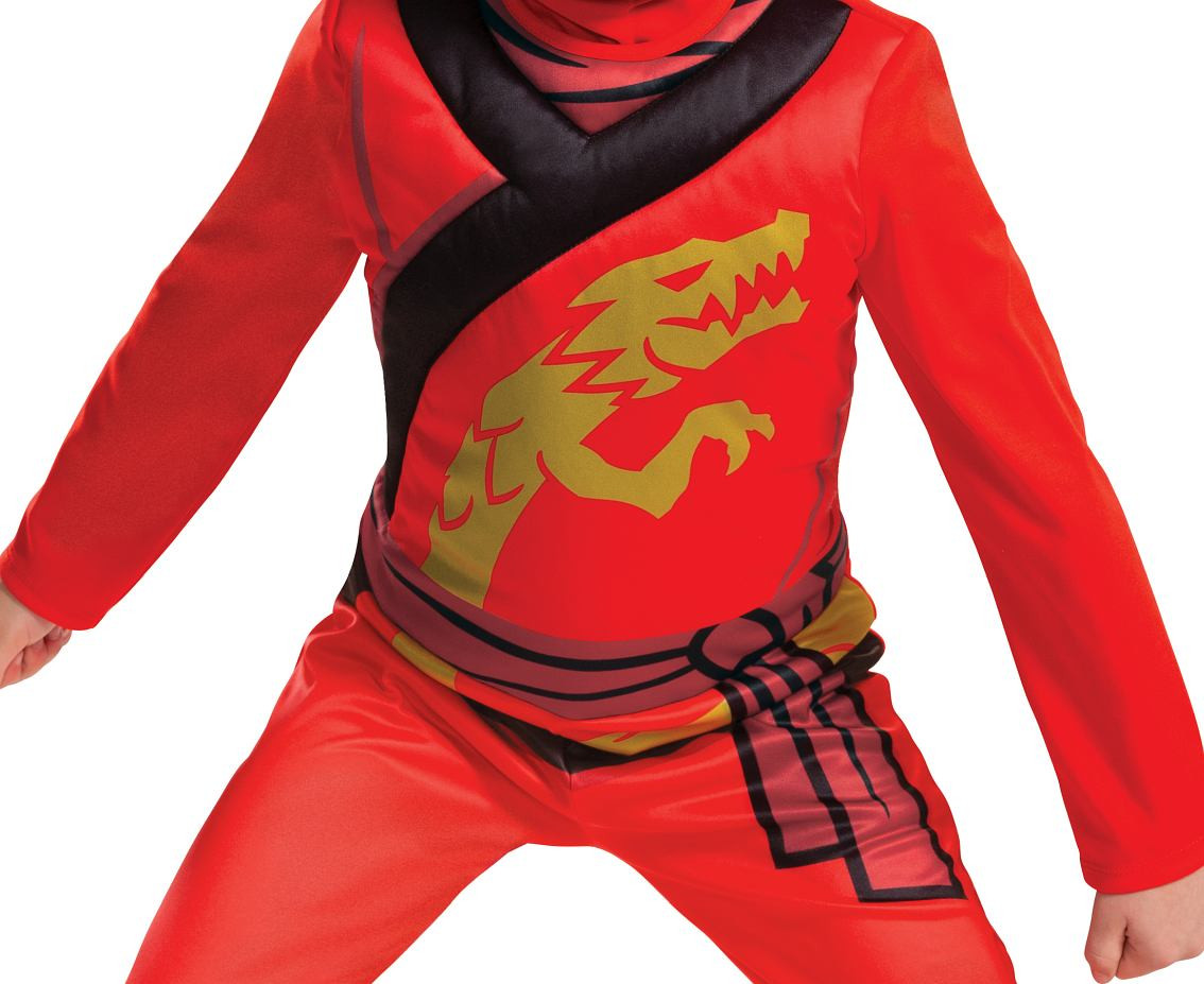 Costume Kai Fancy- Lego Ninjago (license), size XS (3-4 years)